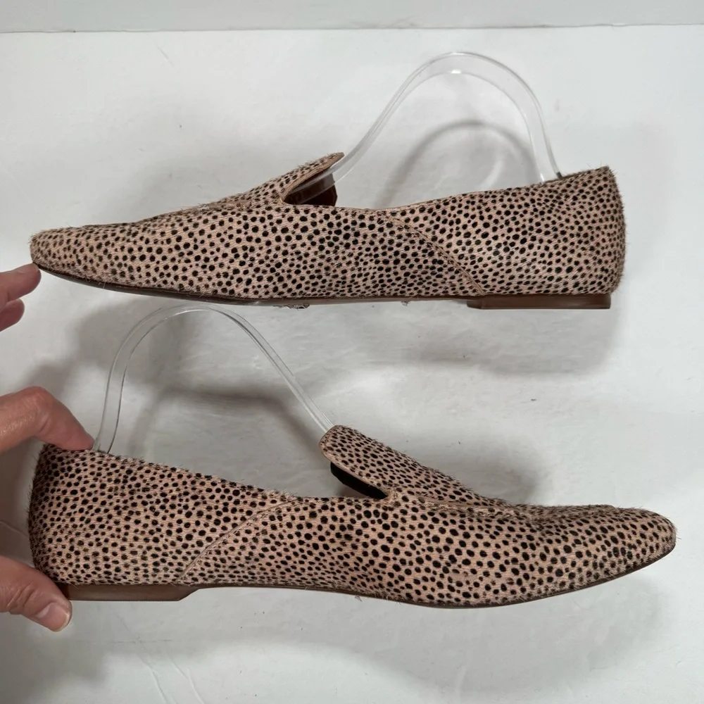 Madewell The Frances Skimmer Loafer In Calf Hair Muted Shell Multi Women Size 10 - Picture 8 of 13